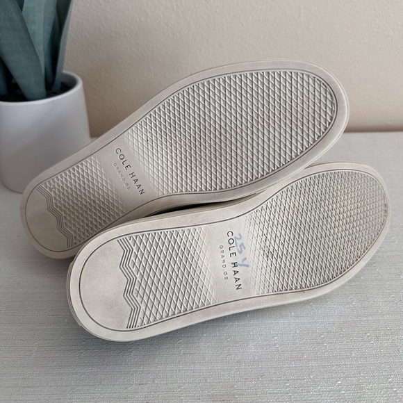 Cole Haan GrandSeries Croc Black Leather Slip On Casual Sneakers Women’s 8B - Picture 13 of 13